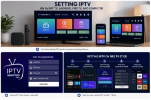 setting IPTV on Smart TV Android Fire TV and computer